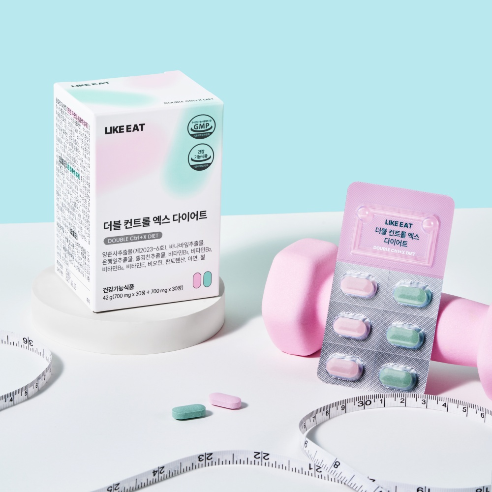 라이킷 더블 컨트롤 엑스 다이어트 바나바잎 혈당관리 혈당스파이크 영양제 1box