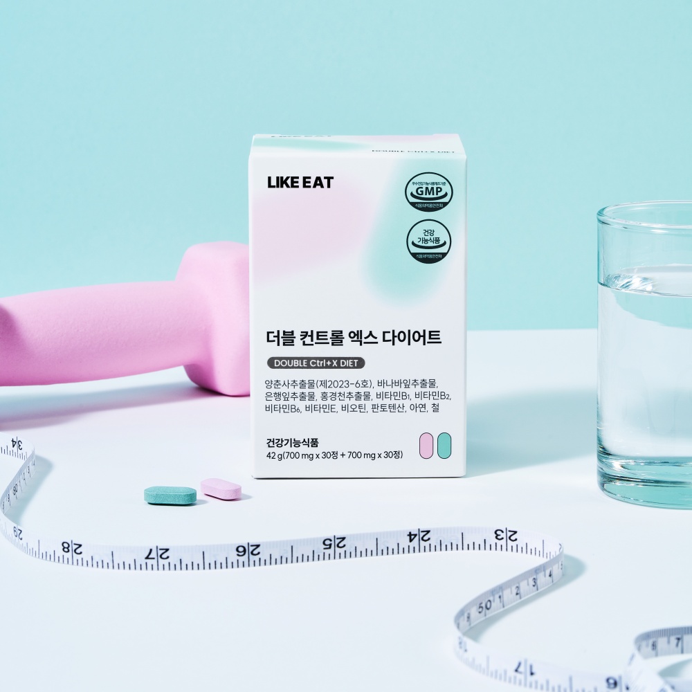 라이킷 더블 컨트롤 엑스 다이어트 바나바잎 혈당관리 혈당스파이크 영양제 1box