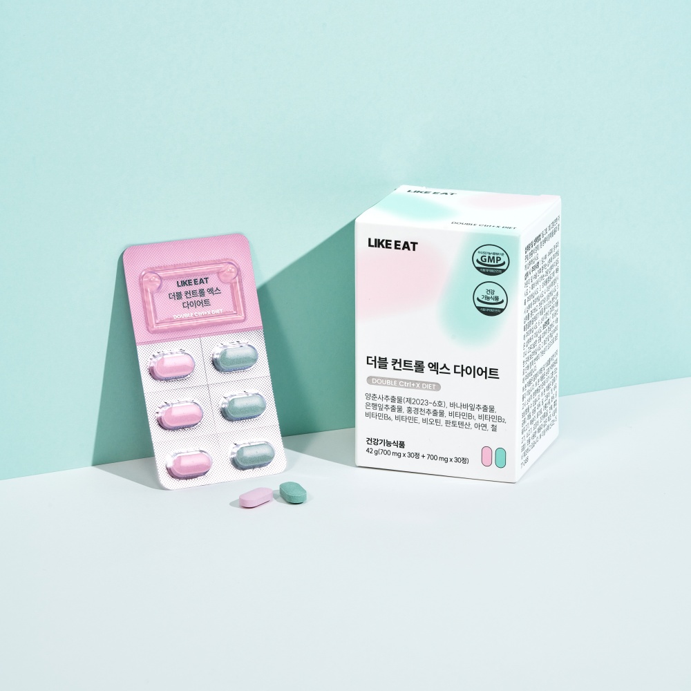 라이킷 더블 컨트롤 엑스 다이어트 바나바잎 혈당관리 혈당스파이크 영양제 1box