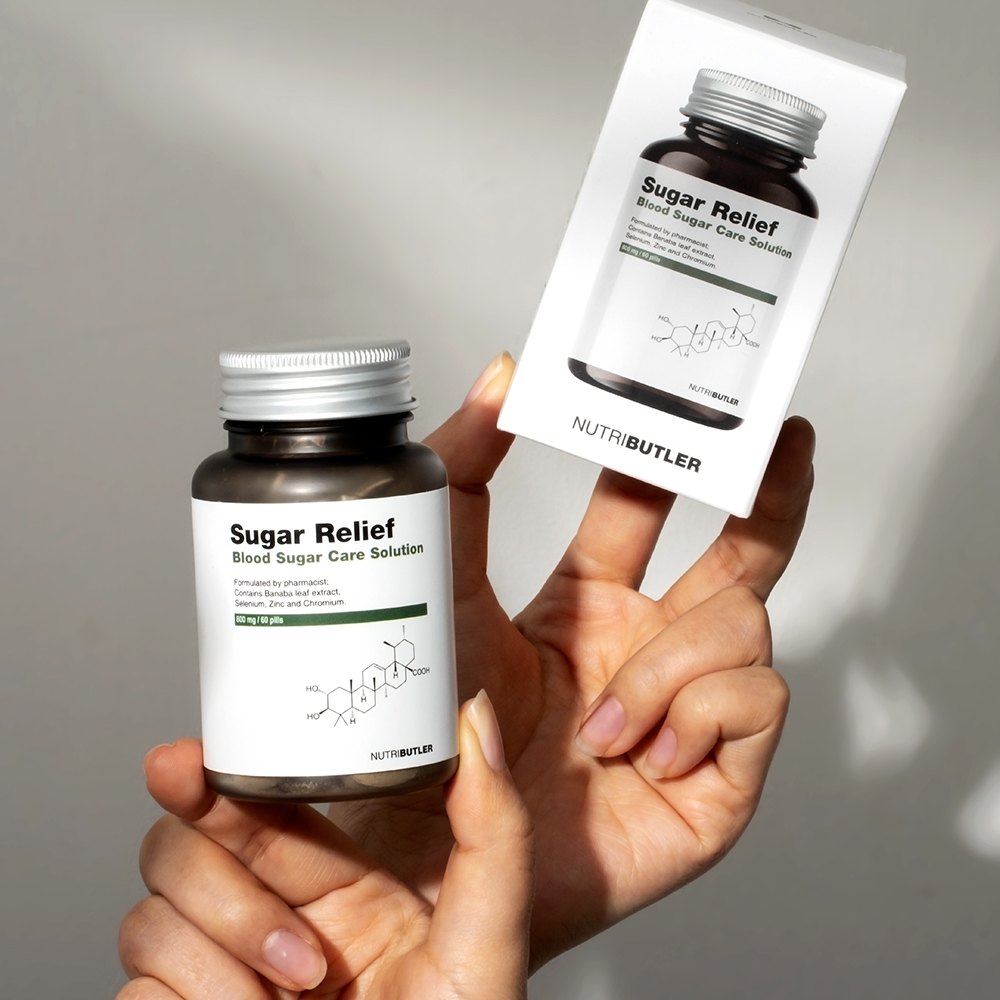 슈가릴리프 바나바잎 추출물 혈당관리 코로솔산 크롬 바나바 혈당 케어 영양제 솔루션