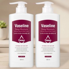 바세린 핸드크림 대용량 500ml 2개 남자 여자 고보습 습진 향좋은 퍼퓸 로션 선물세트