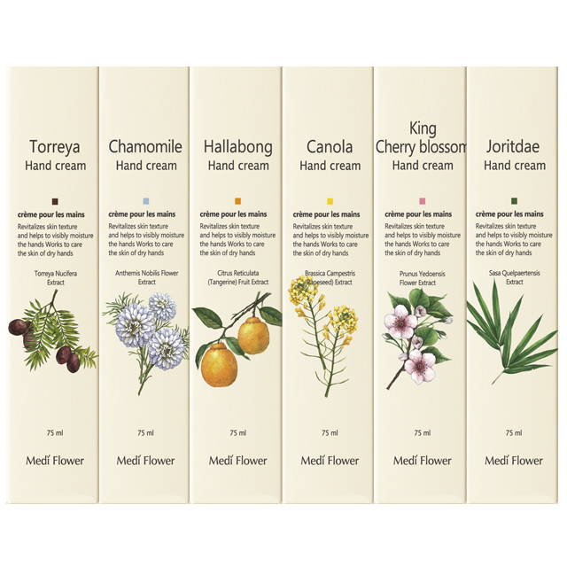 메디플라워 보니타가든 핸드크림 75ml 6종세트+쇼핑백/5+1