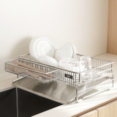 소벨 엠보형 연마제없는 올스텐 304 식기건조대 헤이븐 1단 베이직 정면형 가로형