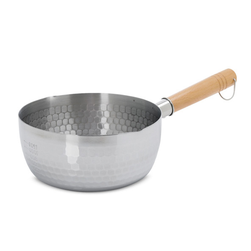 퀸센스 인덕션 스텐 IH 퓨어 함마톤 편수냄비 18cm