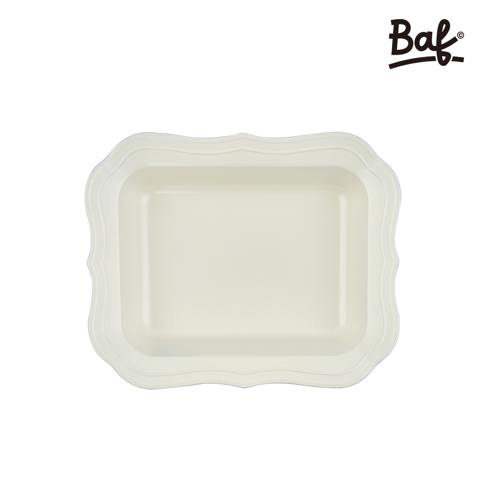 BAF SSOER 콜라보 IH 요리접시 스퀘어 만능 사각 요리팬 세라믹 코팅 프라이팬