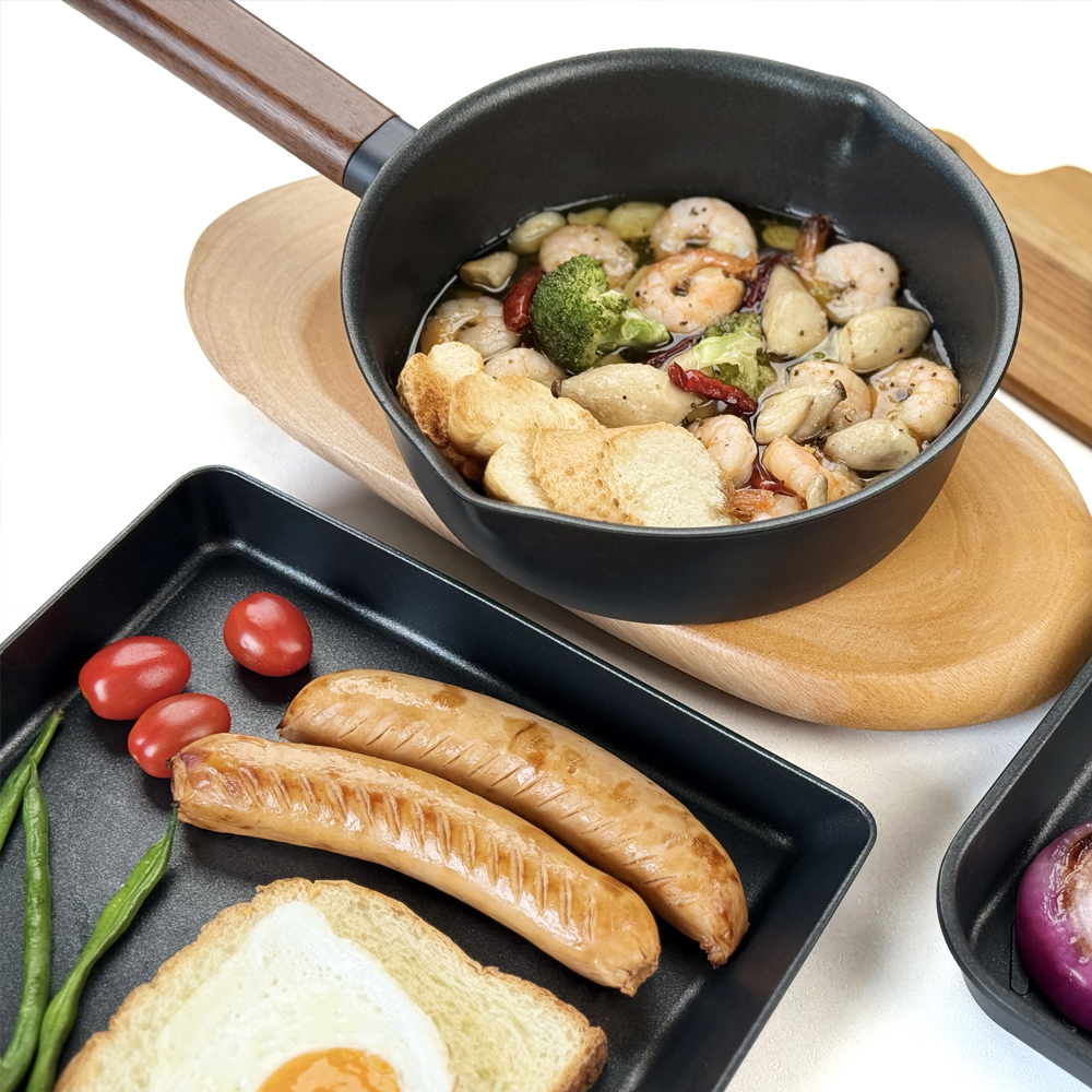 델라고 사각전골 어묵 샤브샤브 냄비 전골팬 오일마스터 22x39cm